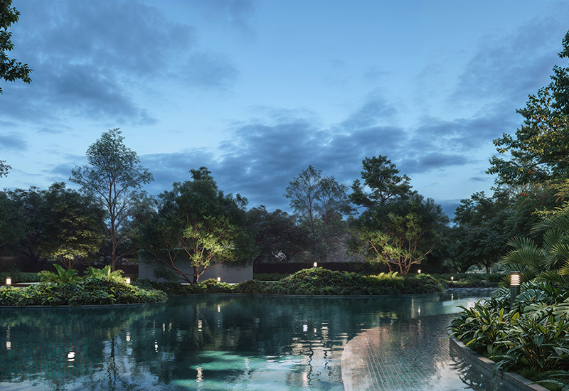 Opus One 65,000 sq.ft. luxury clubhouse — New Chandigarh