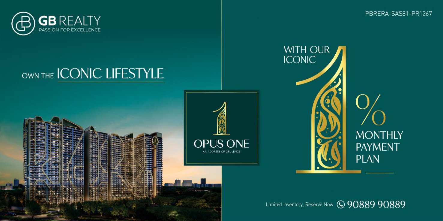 Opus One floor plan and payment plan details